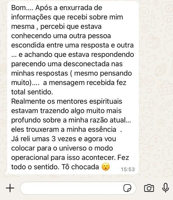 Depoimento: tô chocada, já reli 3 vezes